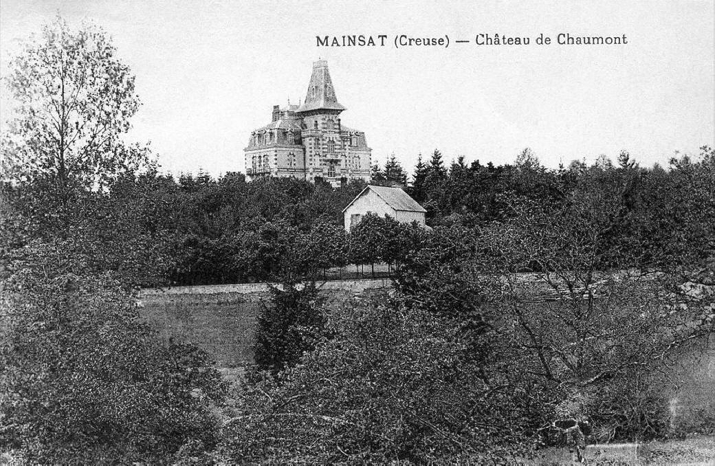 Chteau de Chaumont  Mainsat /  La Serre-Bussire-Vieille (Creuse).  Collection Christian Lassure.